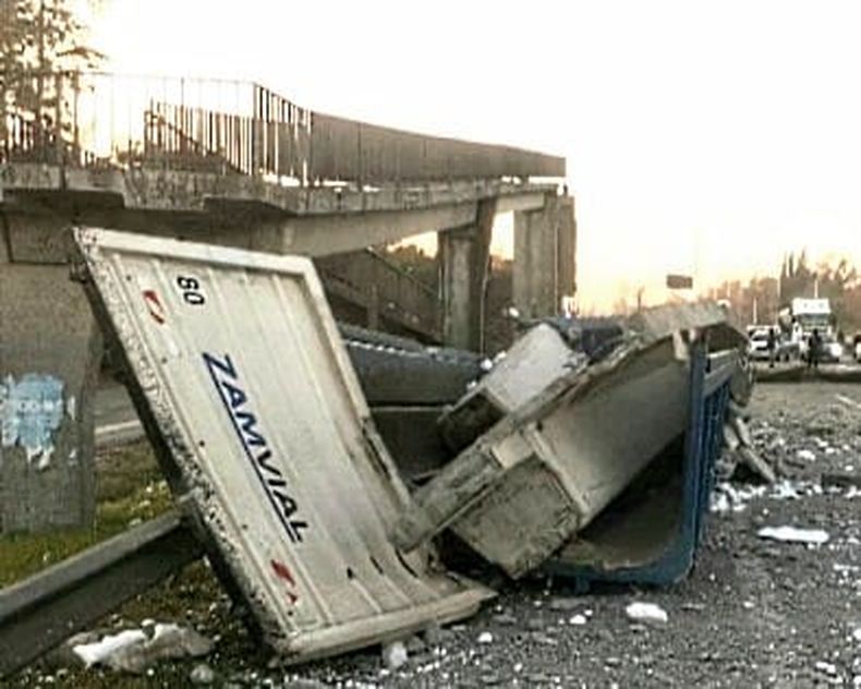 El accidente se produjo en el kilómetro 62 mano a Provincia.&nbsp;