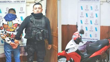 El sujeto fue acusado de encubrimiento por circular en una moto robada.&nbsp;