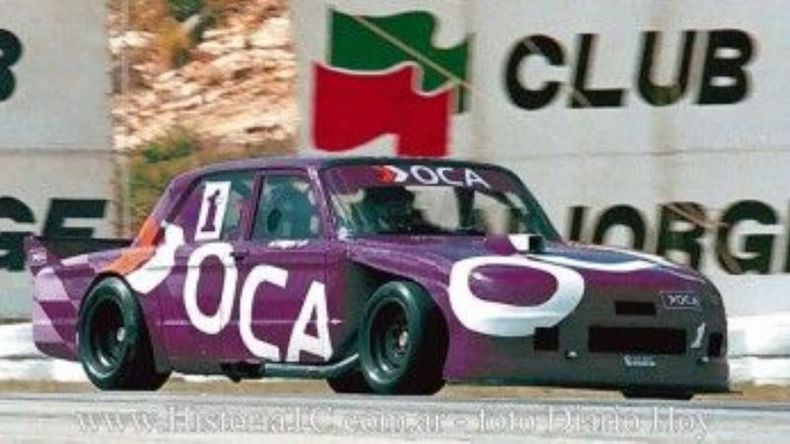 El Ford de Traverso que desató la polémica en 1998. Aquel año, el Flaco se llevó el Nº1 de Chevrolet al óvalo..