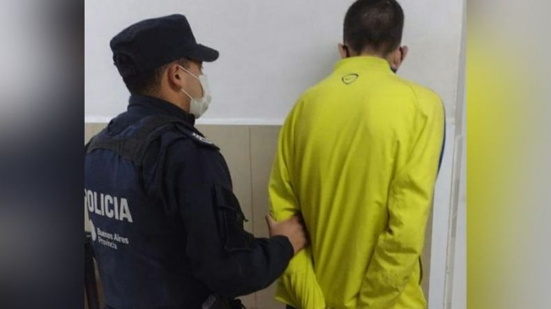 El delincuente tiene 26 años y es oriundo de José C. Paz. .