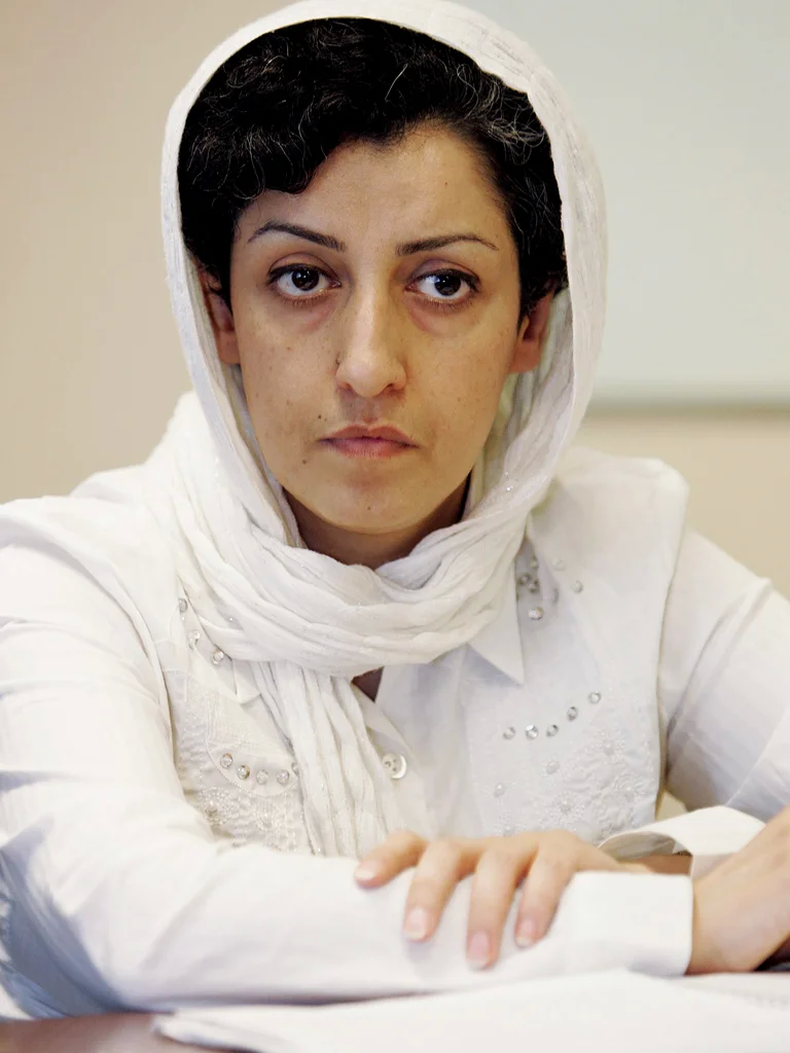 La activista iraní Narges Mohammadi, premio Nobel de la Paz 2023. (Infobae)..webp