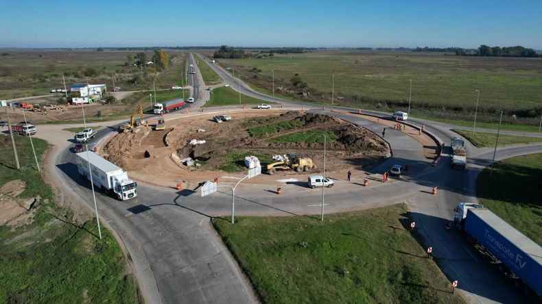Los trabajos se extienden a lo largo de los 140 km. de la ruta 6.