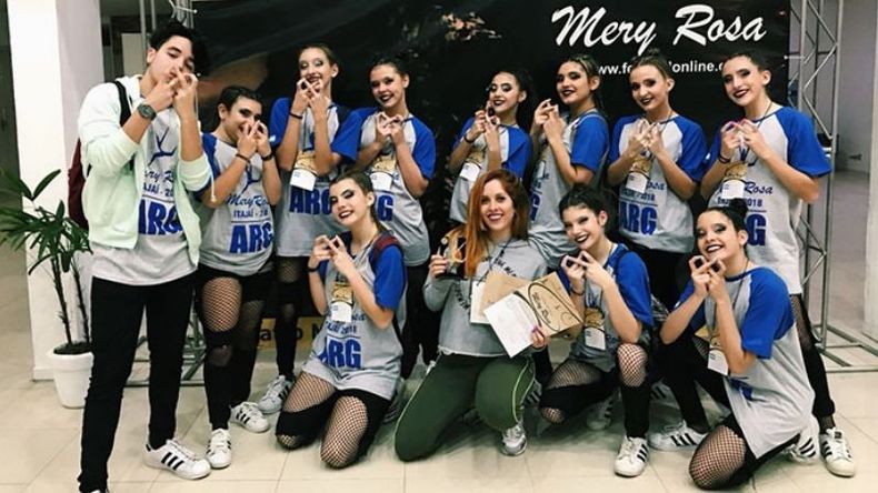 EQUIPO. El grupo dirigido por Mime Gorosito..
