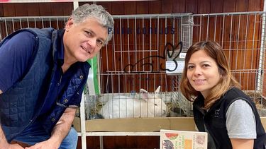 ORGULLOSO. Pablo Gómez, junto a uno de los ejemplares premiados.&nbsp;