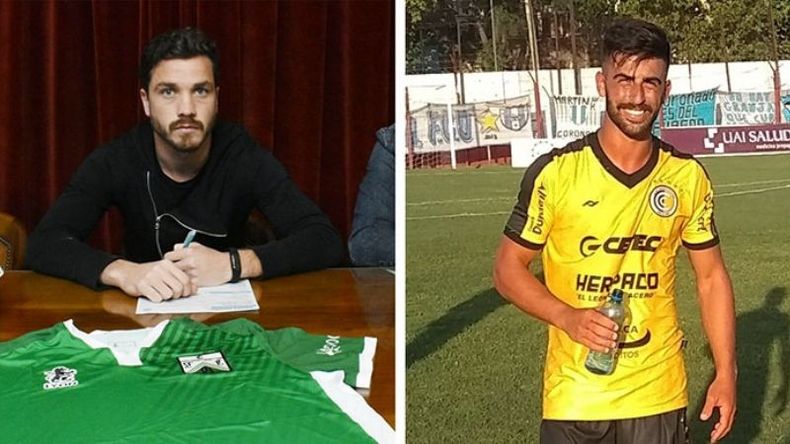 ASCENSO. Molina firmó con Ferro (foto: @FerroOficial). Arricau seguirá en el Cartero..