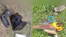 El detenido había preparado herramientas y electrodomésticos para llevarse de la casaquinta. El detenido había preparado herramientas y electrodomésticos para llevarse de la casaquinta.