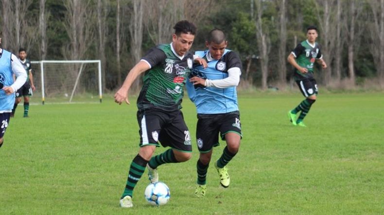 Los jugadores, en acción..