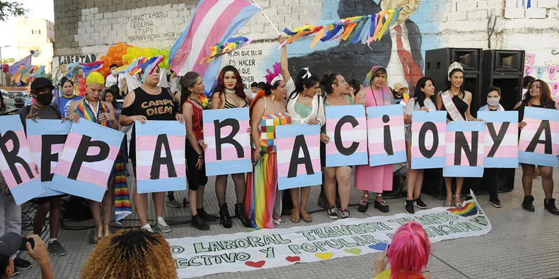 PENSIÓN REPARATORIA. Es un pedido de la comunidad travesti-trans para mayores de 40 años.&nbsp;