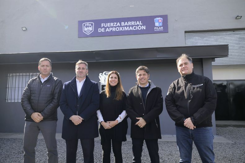 Federico Kruse, Federico Achával, Soledad Peralta, Axel Kicillof y Javier Alonso.