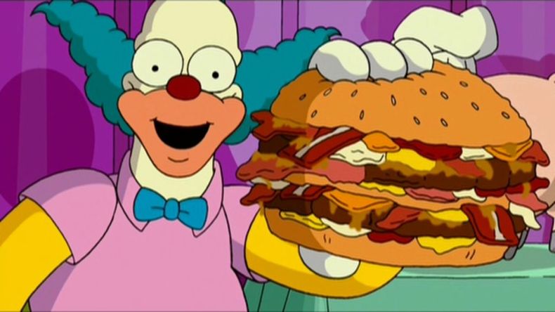 Los Simpson revelan como preparar la Krusty Burger. Foto. Los40.cl..jpg