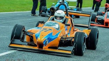 Nicolás Vázquez listo para largar en La Plata. Foto Fabián Caló..