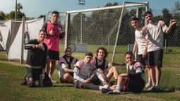TODO OK. Los jugadores de Real Pilar, después el entrenamiento. TODO OK. Los jugadores de Real Pilar, después el entrenamiento.