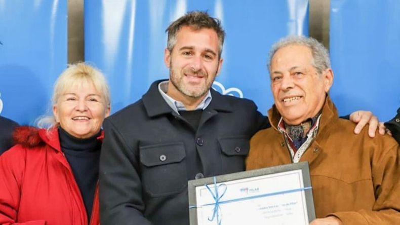 RECONOCIMIENTO. Federico Achával participó del acto de entrega de los subsidios..