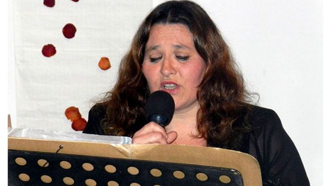 VOZ DE TANGO. María Díaz cantaba tangos desde que tenía 12 años.