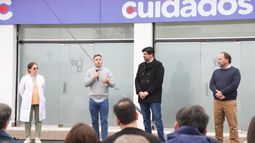 CUIDADOS. Achával inauguró la segunda ampliación del hospital de Derqui..