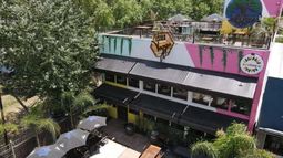 ESTILO VEGGIE. El restorán que comparte espacio con la ONG Eco House..