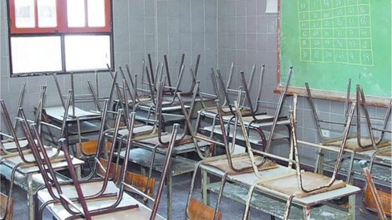 SIN CLASES. Las aulas volverán a quedar vacías la semana que viene..