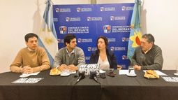 PROYECTO. Los referentes del PJ en el Concejo presentaron la iniciativa..