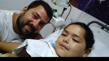La menor se recupera en el hospital. Su familia agradeció a los socorristas. .