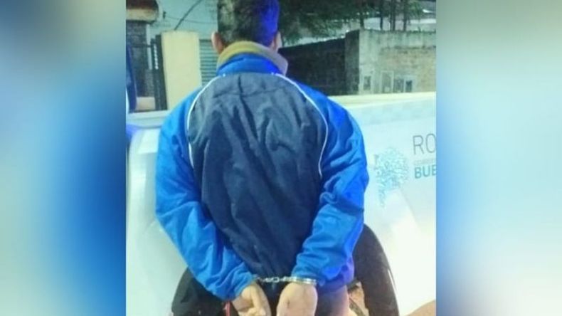 DETENIDO. Es un albañil de 34 años con domicilio en el mismo barrio. .