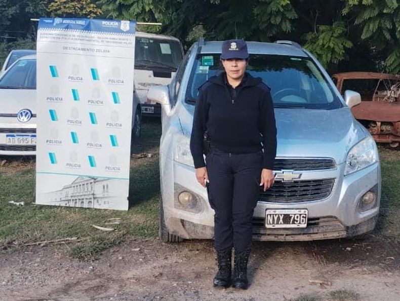 La camioneta fue robada en Escobar y abandonada en Pilar.