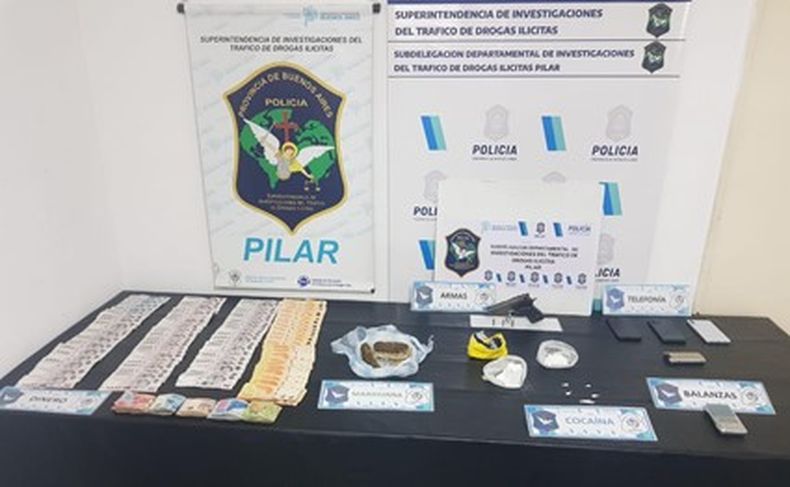 DROGAS. Fueron incautadas en una vivienda de Villa Astolfi.