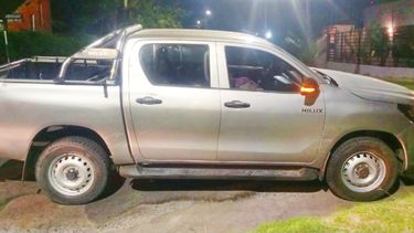 CAMIONETA. Fue vista en el lugar del doble crimen. La hallaron por las cámaras. CAMIONETA. Fue vista en el lugar del doble crimen. La hallaron por las cámaras.