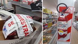 IRREGULARIDADES. Mercadería vencida y malas condiciones de seguridad.