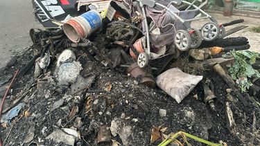 La casa incendiada era habitada por 9 personas.&nbsp;