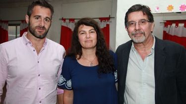 DIÁLOGO. Achával, Wanger y Sileoni, criticaron la política educativa..