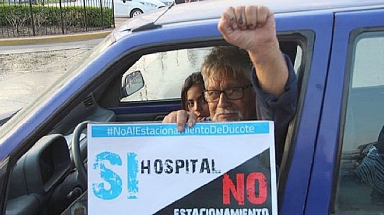 El Frente Pilarense lanzó una campaña de recolección de firmas con la consigna “Hospital sí, estacionamiento no” y pidió uso exclusivo del predio para ese fin..
