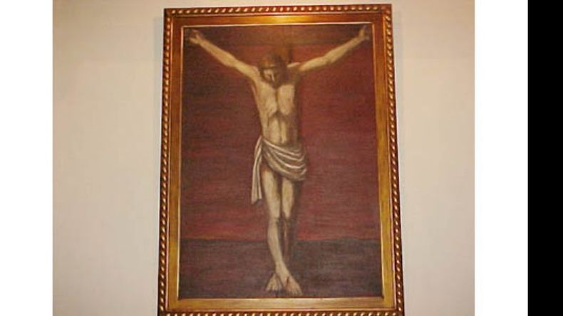 “Padre perdónalos, no saben lo que hacen”, la obra retirada..