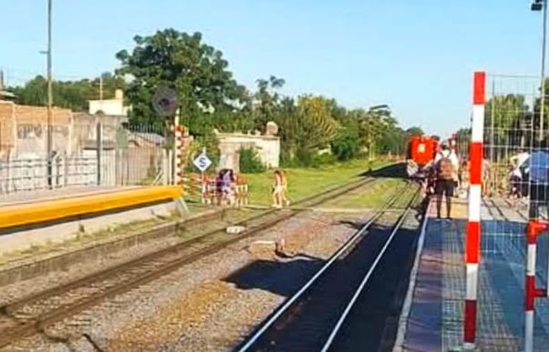 El hecho ocurrió a unos 100 metros de la estación de Manuel Alberti.