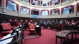 SENIVACÍO. Así estaba el recinto al inicio de la sesión postergada.&nbsp;