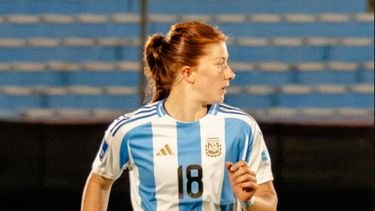 Annika Paz tuvo pocas chances en la derrota de Argentina frente a Corea del Sur.
