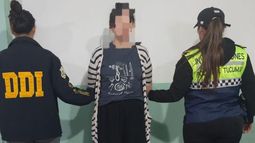 La mujer detenida en Tucumán. La mujer detenida en Tucumán.