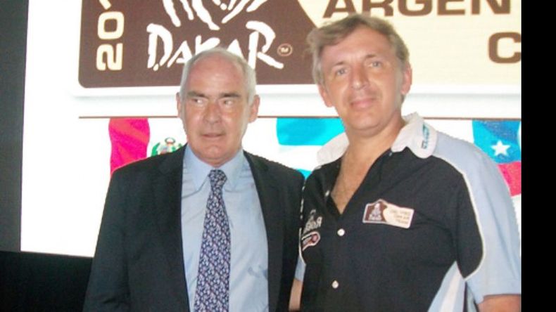 Roberto Naivirt en la presentación del Rally Dakar Argentina-Chile-Perú 2013..
