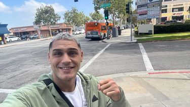 Yamil Peralta en las calles de Los Ángeles. Yamil Peralta en las calles de Los Ángeles.