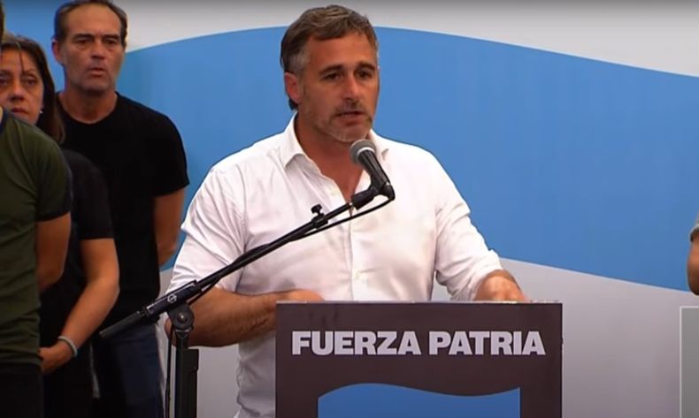 Achával habló en el evento La fuerza de la salud, en el predio que la UOM tiene en Manuel Alberti.