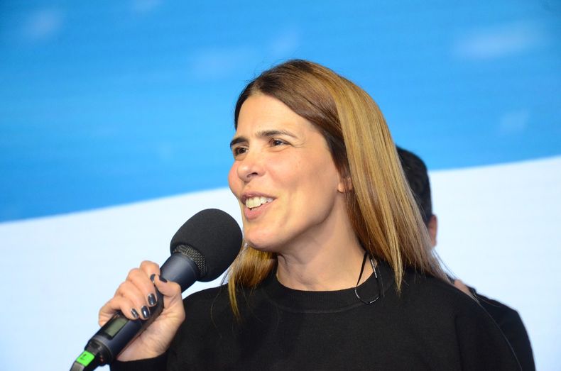 LA PRIMERA. Soledad Peralta encabezó la lista de Fuerza Patria.