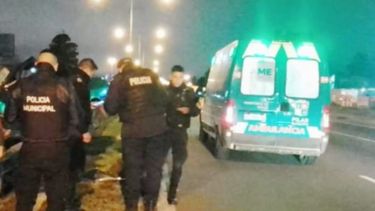 joven automovilista herido al chocar con un camion