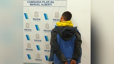 AGRESIVO. El detenido tiene 21 años y es de Gran Bourg.
