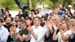 EN PRIMERA FILA. Federico Achával participó este jueves del acto de cierre de campaña de Fuerza Patria.  EN PRIMERA FILA. Federico Achával participó este jueves del acto de cierre de campaña de Fuerza Patria.