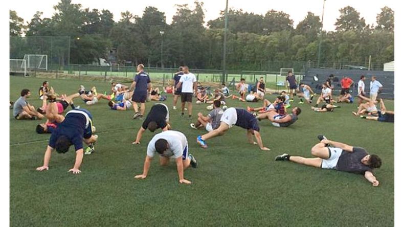 ENTRENAMIENTO. Champagnat comenzó su pretemporada a mediados de enero..
