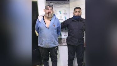 El detenido tiene 45 años y es de San Miguel. Manejaba una camioneta Toyota.