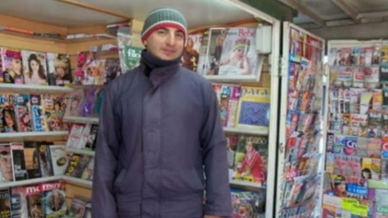 Héctor Máspero, en el puesto de Bianea, donde trabajó más de 20 años..