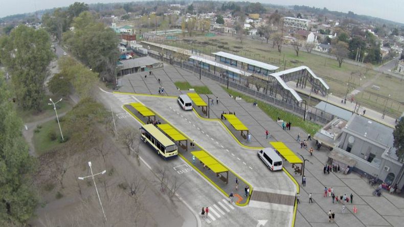 Así será la estación de Pilar, renovada..