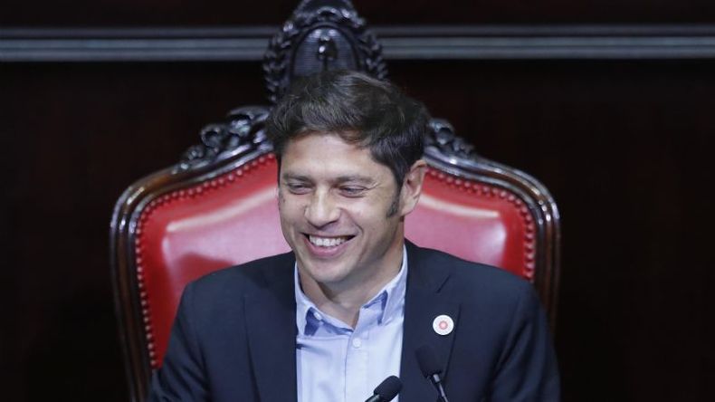 PARA ADELANTE. Kicillof dio pistas de que irá por la reelección..