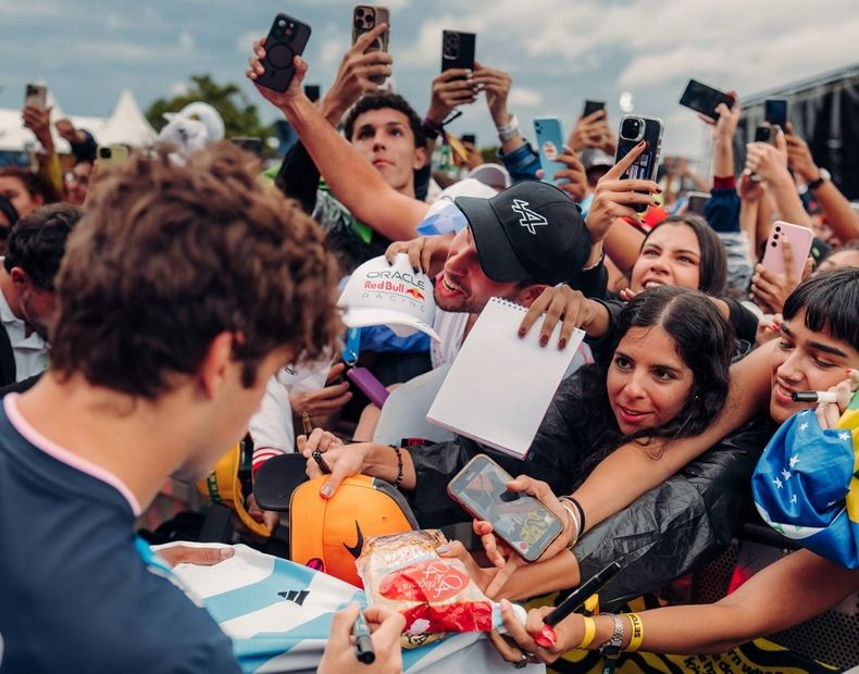 Franco Colapinto es sensación en cada pista de la F1 del mundo.