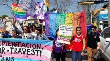 RECLAMO. En agosto ya se marchó por el cupo trans en el empleo público..